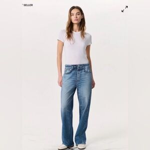 Rag & Bone Miramar Wide-Leg Pants - color “noosa” - small